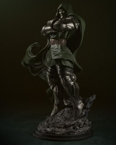 Doutor Destino Dr. Doom Marvel Coleção - Mídia 8