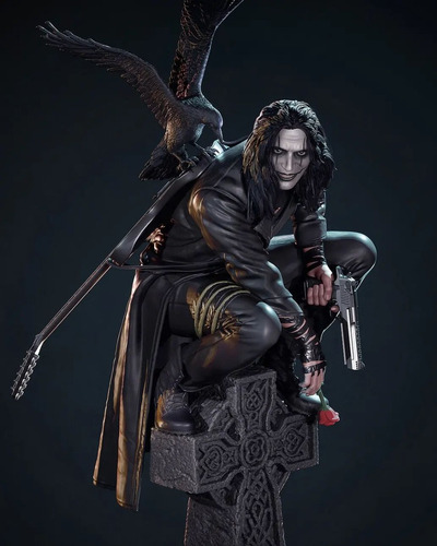 Eric Draven Corvo Cinema - - Mídia 8