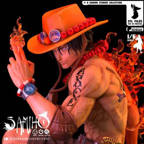 Portgas D. Ace One Piece - - Mídia 10