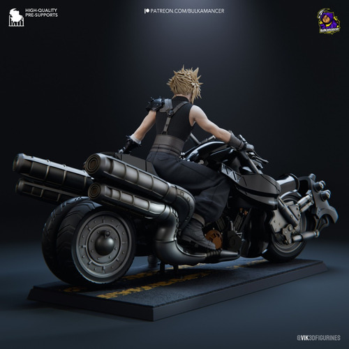 Cloud Strife Daytona Final Fantasy Games - Mídia 3