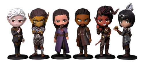 Coleção Chibi Baldur's Gate 6 Personagens