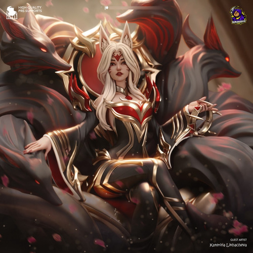 Ahri Raposa Flamejante League Of Legends - Mídia 5
