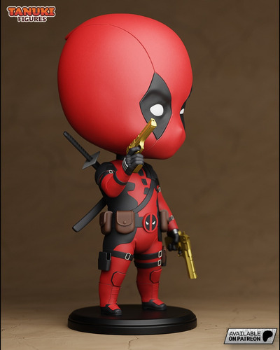 Chibi Deadpool Marvel - Mídia 3