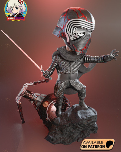 Kylo Ren Chibi Star Wars Cinema - Mídia 5