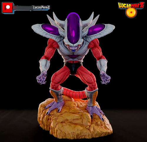 Freeza Terceira Forma Dragon Ball Mangá - Mídia 2