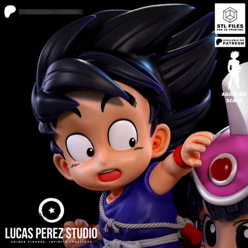 Goku E Titi Dragon Ball Mangá - Mídia 2
