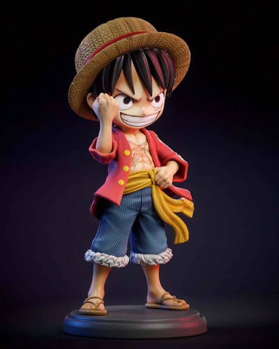Luffy Chibi One Piece Mangá - Mídia 3