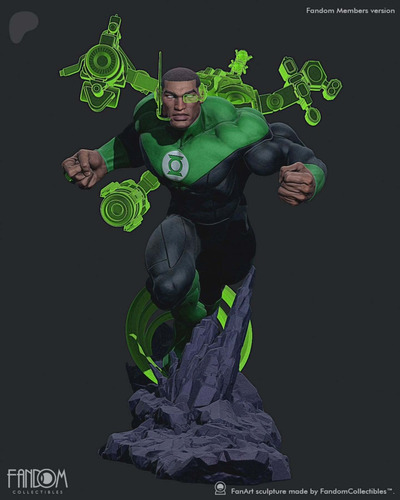 John Stewart Lanterna Verde Dc - Mídia 7