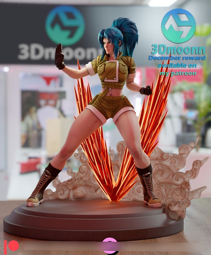 Leona The King Of Fighters Luta - Mídia 2