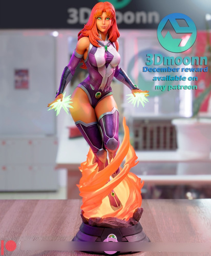 Stellar Starfire Dc Comics Jovens Titans - Mídia 7