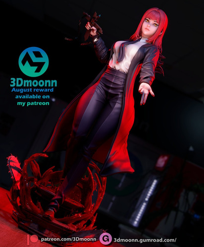 Makima Chainsaw Man Mangá - Mídia 2