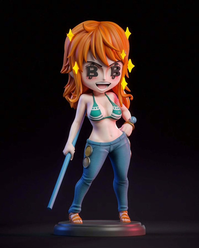 Nami Chibi One Piece Mangá - Mídia 2