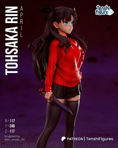 Tohsaka Rin Fate Stay Night Mangá - Mídia 3