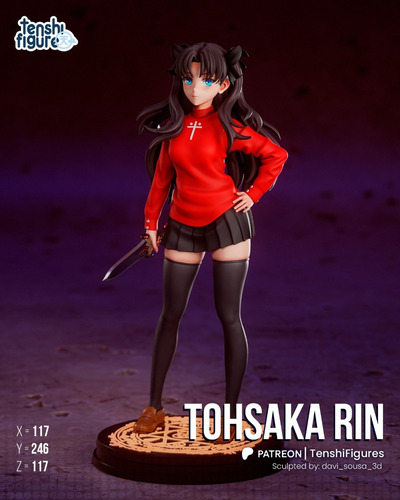 Tohsaka Rin Fate Stay Night Mangá - Mídia 6