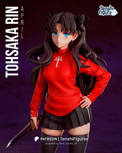 Tohsaka Rin Fate Stay Night Mangá - Mídia 8