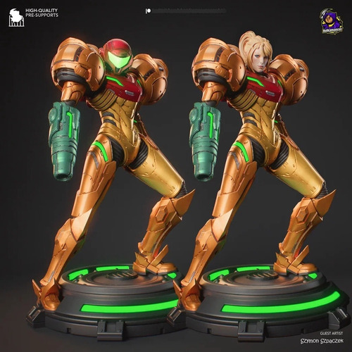 Samus Aran Metroid Nintendo - Mídia 7