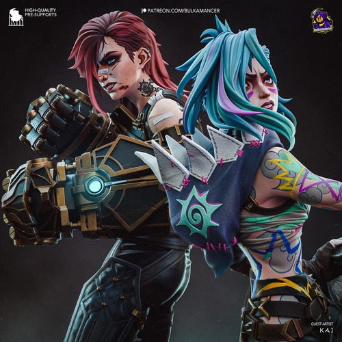 Vi Jinx Arcane Lol Coleção - Mídia 2