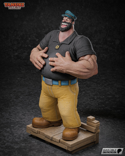 Brutus Popeye Vilão Clássico Desenho - Mídia 5