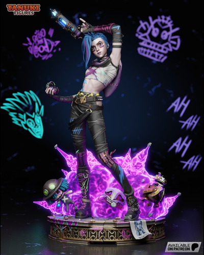 Jinx Arcane League Of Legends Lol Netflix - Mídia 3