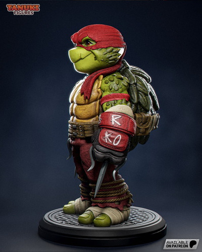 Raphael Tartarugas Ninja Chibi - Mídia 3