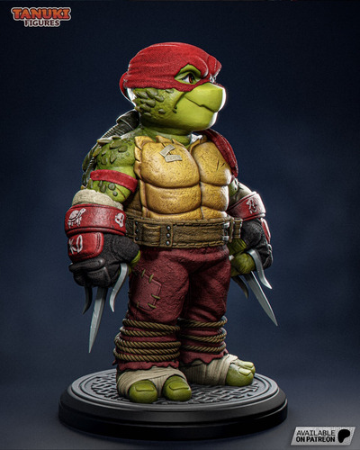 Raphael Tartarugas Ninja Chibi - Mídia 6