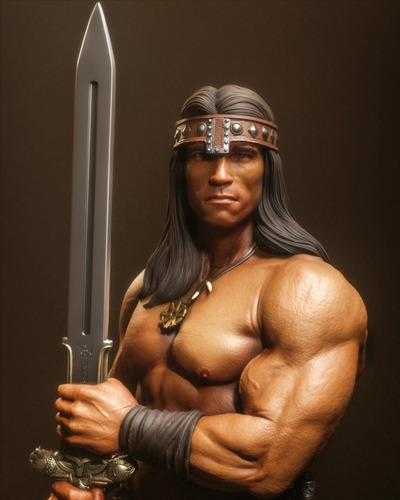 Conan O Bárbaro Hq Fantasia Guerreiro - Mídia 8