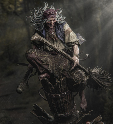 Baba Yaga Folclore Eslavo Bruxa Lenda - Mídia 5