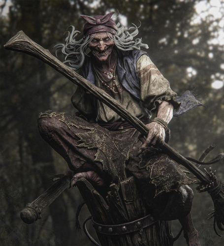 Baba Yaga Folclore Eslavo Bruxa Lenda - Mídia 7
