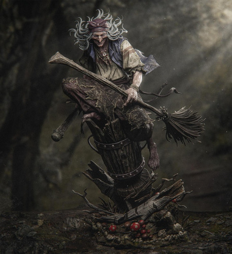 Baba Yaga Folclore Eslavo Bruxa Lenda - Mídia 9