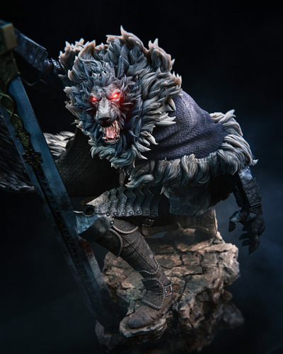 Blaidd Wolf Elden Ring Jogo Lobo - Mídia 3