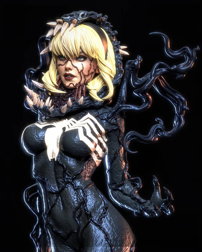 Gwenom Spider-gwen Homem-aranha Marvel Hq - Mídia 10
