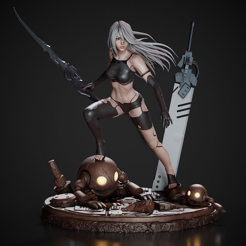 A2 Nier Automata Jogo Androide Guerreira - Mídia 5