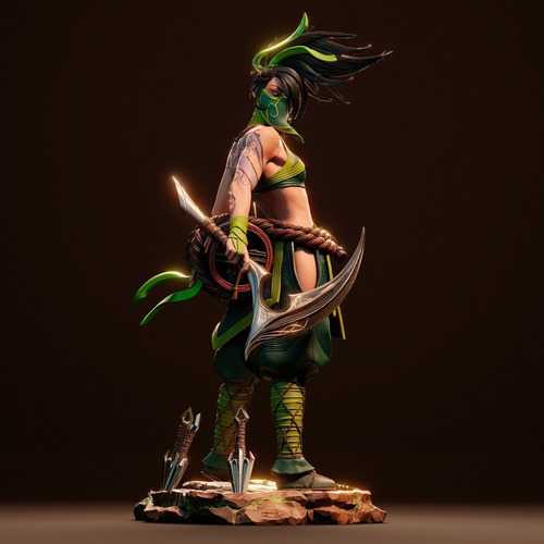 Akali League Of Legends Jogo Moba Ninja - Mídia 2