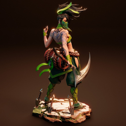 Akali League Of Legends Jogo Moba Ninja - Mídia 7