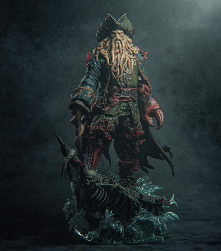 Davy Jones Piratas Do Caribe Filme - Mídia 2