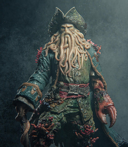 Davy Jones Piratas Do Caribe Filme - Mídia 3