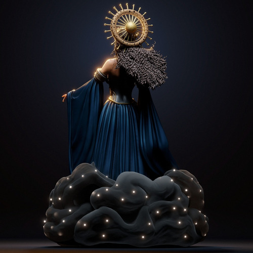 Nyx Deusa Grega Da Noite Mitologia - Mídia 5