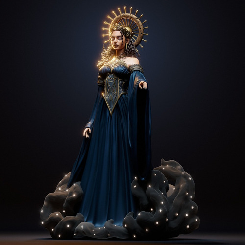 Nyx Deusa Grega Da Noite Mitologia - Mídia 7