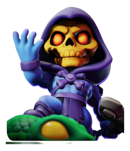 Chibi Skeletor He-man Desenho Animado