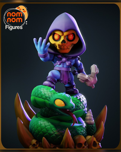Chibi Skeletor He-man Desenho Animado - Mídia 6