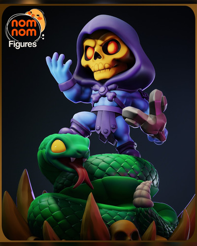 Chibi Skeletor He-man Desenho Animado - Mídia 9