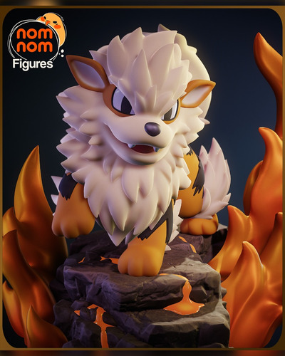 Chibi Arcanine Pokémon Nintendo - Mídia 2