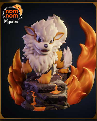 Chibi Arcanine Pokémon Nintendo - Mídia 4