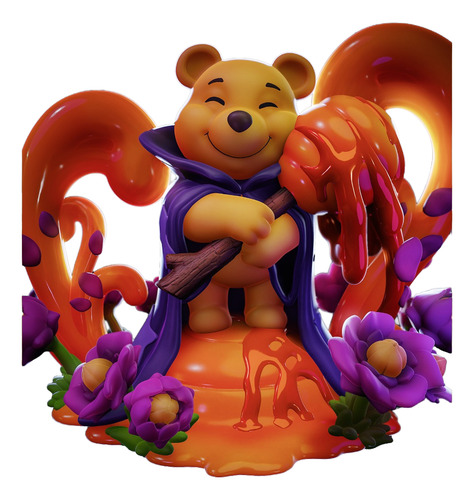 Chibi Pooh Lorcana Disney Fofo Urso
