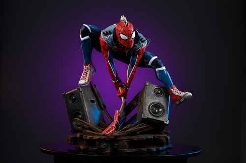 Spider-punk Aranhaverso Marvel Rock - Mídia 2