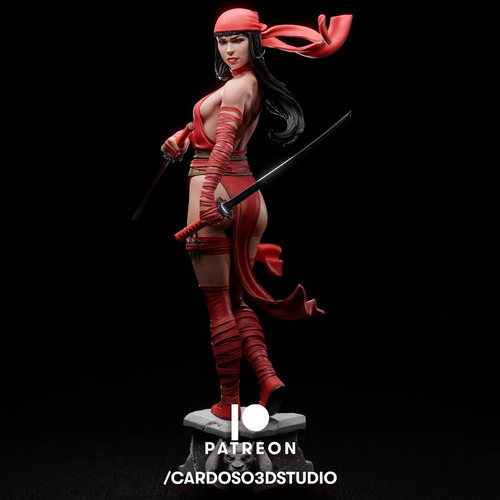 Elektra Marvel Assassina Ninja Daredevil - Mídia 2