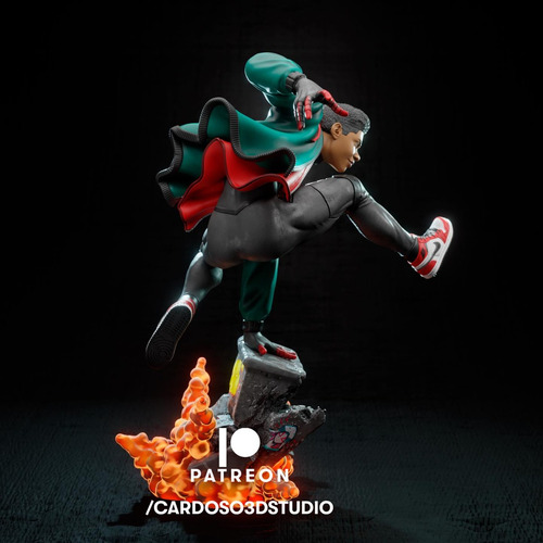 Miles Morales Aranhaverso Marvel - Mídia 3