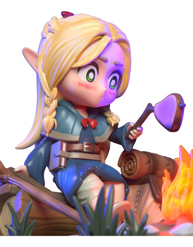 Marcille Delicious In Dungeon Chibi