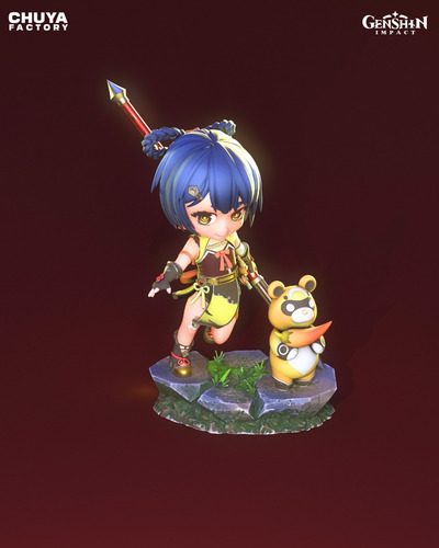 Xiangling Genshin Impact Liyue Chibi - Mídia 4