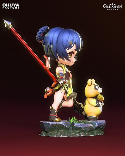 Xiangling Genshin Impact Liyue Chibi - Mídia 10